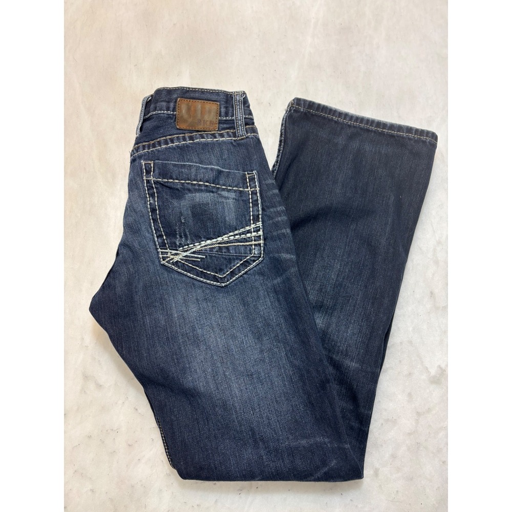 BKE Fulton Bootcut Jeans Dark Wash Distressed Women's Size 30R‎